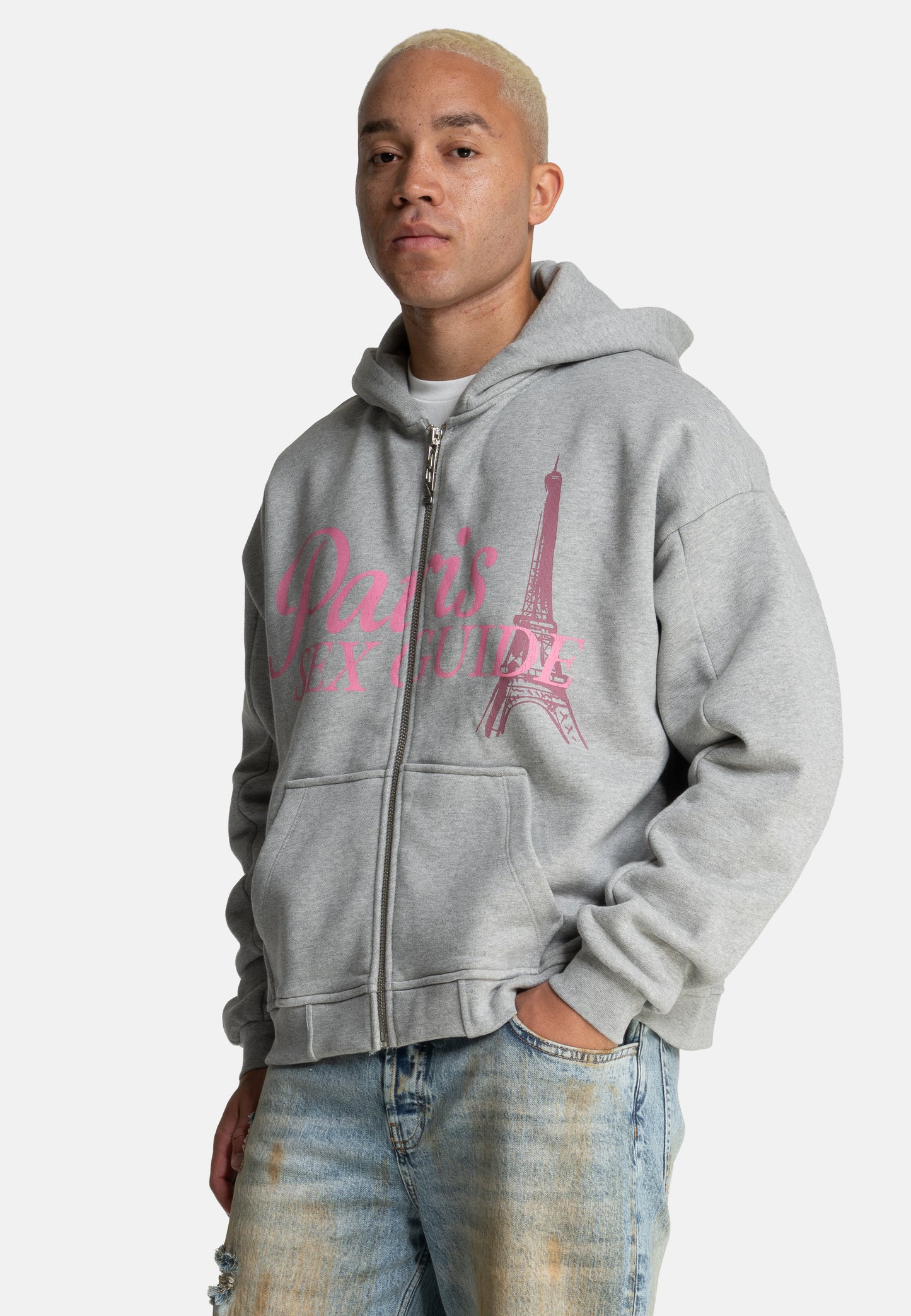 Paris Tour Guide Vintage Zip-hoodie