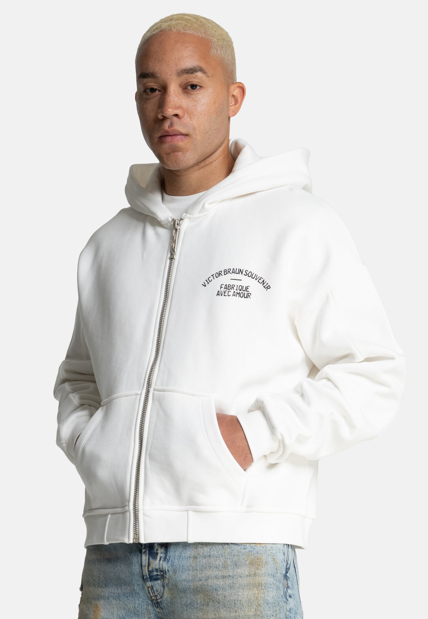 VBS Souvenir Zip-hoodie Chalk