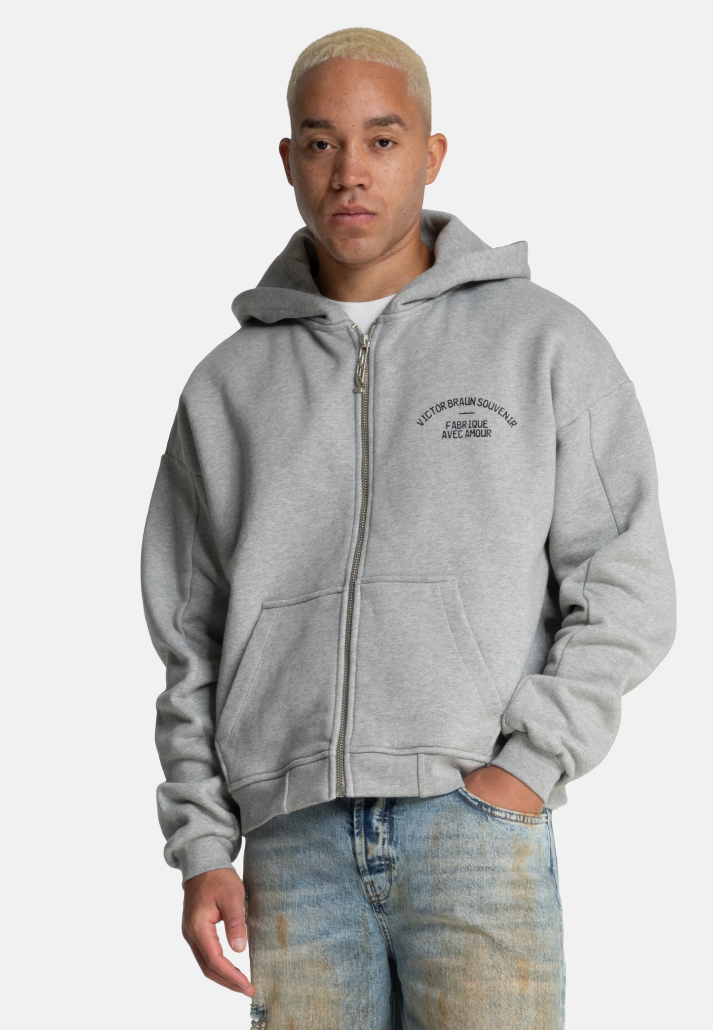 VBS Souvenir Zip-hoodie Melange