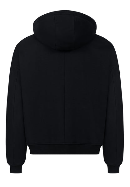 Hot & Rich Vintage Zip-hoodie Coal 